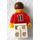 LEGO Giocatore di calcio Rosso/Bianco Team N°11 Minifigure