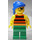 LEGO Forbidden Cove Pirate with Red and Black Striped Shirt Minifigure