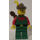 LEGO Forestman with Bow and Arrow, Yellow Feather and Brown Hat Set 6077 Minifigure