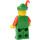 LEGO Forestman mit Rot Kragen, Grün Hut, Rot Feder Minifigur