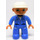 LEGO Forklift driver Duplo Figure