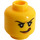 LEGO Fox Costume Girl Minifigure Head (Recessed Solid Stud) (3626 / 61330)