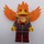 LEGO Frax - Ciemno czerwony Nogi Minifigurka