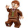 LEGO Fred Weasley - Reddish кафяво Костюм, Тъмно оранжево Tie Минифигурка