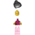 LEGO Freestyle Figure - Female met Vlak Dark Pink Top minifiguur