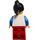 LEGO Freestyle met Verticaal Lines en Zwart Paardenstaart minifiguur