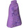 LEGO Friends Hüfte mit Lange Skirt mit Purple Blumen (Dünnes Scharnier) (36187 / 107037)
