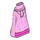 LEGO Friends Heup met Lang Skirt met Sakina Pink Dress (dun scharnier) (36187 / 104968)