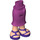 LEGO Friends Lang Rok met Paars Sandals (19792 / 92817)