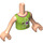 LEGO Friends Olivia, Dark Purppura Hame, Lime Yläosa jossa Sydän Electron Orbitals Friends Vartalo (92456)