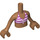 LEGO Friends Torso, with Binkini Top with Stripes Pattern (92456)