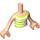 LEGO Friends Torso, with Strap Top with Stripes and Star, Dolphin and Butterfly Pattern (92456)