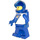 LEGO Futuron - Blue Minifigure