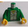 LEGO Gail Storm Torso with Green Arms and Yellow Hands (973 / 73403)