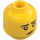 LEGO Gamer, Female (60388) Minifigure Head (Recessed Solid Stud) (3626 / 101417)