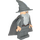 LEGO Gandalf the Grey mit Hut und Umhang mit Lang Cheek Lines Minifigur