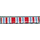 LEGO Garage Roller Deur Sectie met Rood en Blauw Strepen Sticker zonder handvat (30061)