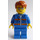 LEGO Garage Worker jossa Sininen Takki Minihahmo