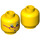 LEGO Gardener Minifigure Kopf (Einbau-Vollbolzen) (3626 / 63134)