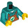 LEGO Gardener with Orange Trousers Minifig Torso (973 / 76382)