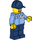 LEGO Gas Station Worker mit Dark Blau Schlauch Minifigur