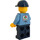 LEGO Gas Station Worker mit Dark Blau Schlauch Minifigur