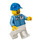 LEGO Gas Station Worker con Bianco Pantaloni Minifigure