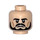 LEGO General Zod Minifigure Head (Recessed Solid Stud) (3626 / 36134)