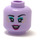 LEGO Genie Dancer Minifigure Kopf (Einbau-Vollbolzen) (3626 / 75217)