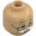 LEGO Geppetto Minifigur Kopf (Vertiefte feste Noppen) (3274)