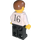 LEGO German Football Player with German flag Minifigure