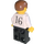 LEGO German Football Player avec Standard Sourire avec Stickers Figurine