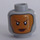 LEGO Ghost Minifigure Head (Recessed Solid Stud) (3626 / 39152)