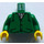 LEGO Gilderoy Lockhart Torso with Green Arms and Yellow Hands (973)