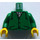 LEGO Gilderoy Lockhart Torso with Green Arms and Yellow Hands (973 / 73403)