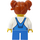 LEGO Girl im Blau Overalls Minifigur