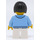 LEGO Ragazza in Bright Chiaro Blu Giacca Minifigure