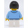 LEGO Girl dans Bright Light Bleu Jacket Figurine