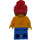 LEGO Mädchen im Bright Licht Orange Jacke Minifigur