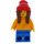 LEGO Meisje in Bright Licht Oranje Jasje Minifiguur