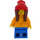 LEGO Girl in Bright Light Orange Jacket Minifigure