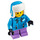 LEGO Girl im Dark Azure Jacket Minifigur