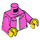 LEGO Girl im Dark Pink Jacket Minifig Torso (973 / 76382)