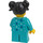 LEGO Girl in Pajamas with Ponytails Minifigure