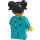 LEGO Girl in Pajamas met Ponytails minifiguur