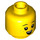 LEGO Girl Minifigure Head (Recessed Solid Stud) (3626 / 80109)