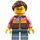 LEGO Girl - Reddish Brown Zipper Jacket Minifigure