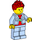 LEGO Girl Rider with Red Hair Minifigure