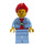 LEGO Girl Rider with Red Hair Minifigure