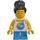 LEGO Girl - White Vest Top Minifigure